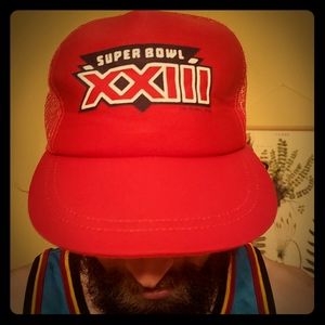 Touchdown! Vintage Super Bowl XXIII Trucker Hat!